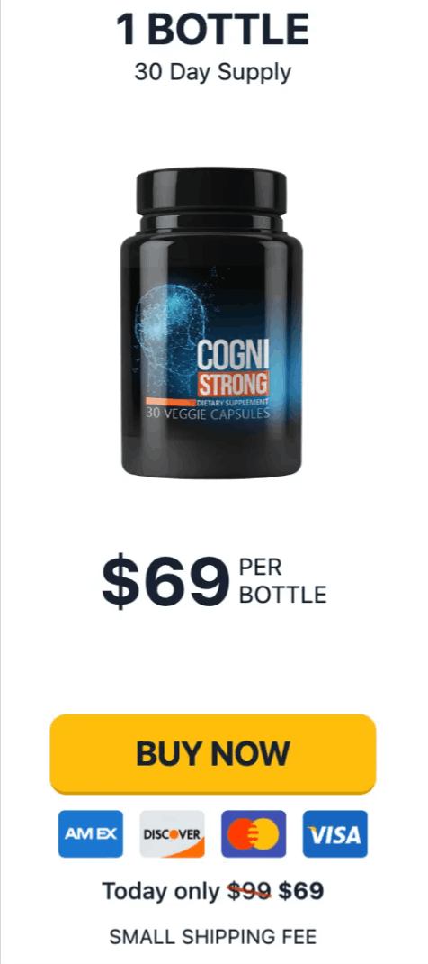 CogniStrong 1 bottle price